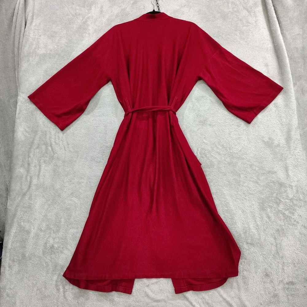 Vintage Harcourt A Quality Robe Made in USA Maroon Velour Robe One Size Fits All